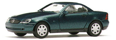 Mercedes-Benz SLK Roadster, mandarin blue metallic, PC