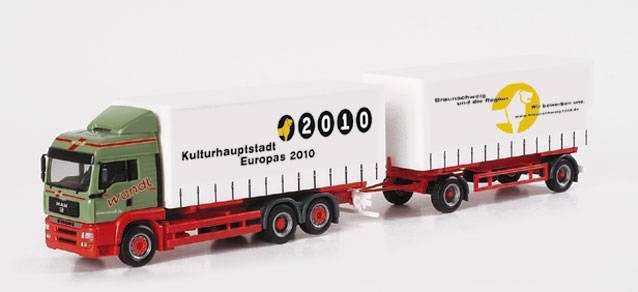 MAN TGA LX interchange curtain canvas trailer "Wandt"