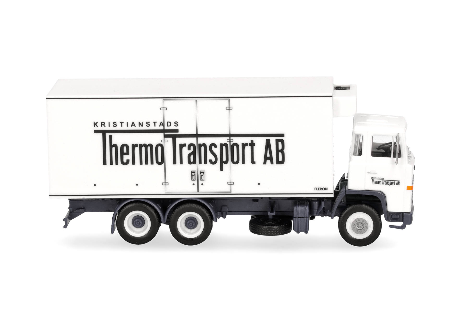 Scania 141 refrigerated box truck 3axles "Kristianstads Thermo Transport AB"
