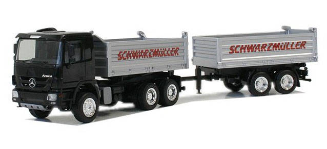 Mercedes-Benz Actros M axle dump trailer "Schwarzmueller"