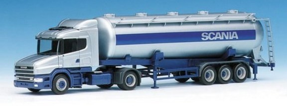 Scania Hauber '96 HL Kippsilo saddle train 2a/3a
