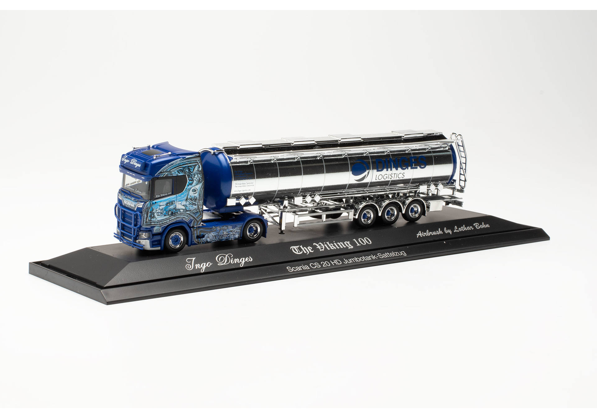 Scania CS 20 HD Jumbotank-Sattelzug "Ingo Dinges" (Rheinland-Pfalz/Grünstadt)