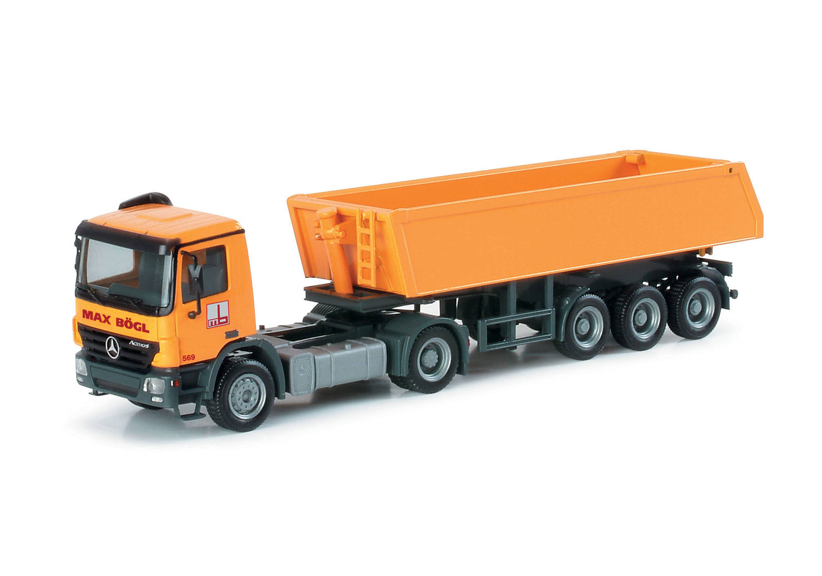 Mercedes-Benz Actros S Baukipper-Sattelzug "Max Bögl"