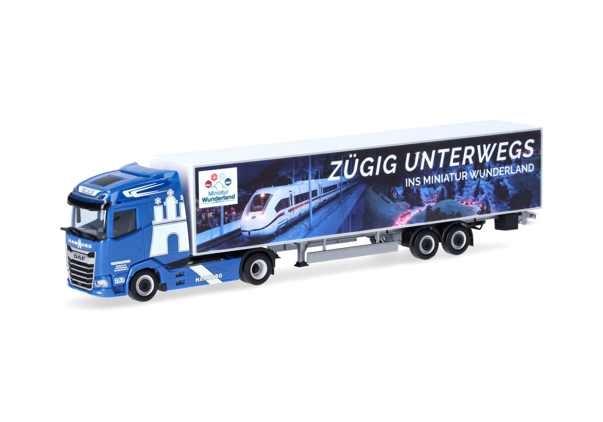 DAF XG Koffer-Sattelzug "Garbe Transport GmbH/Miniaturwunderland Hamburg"