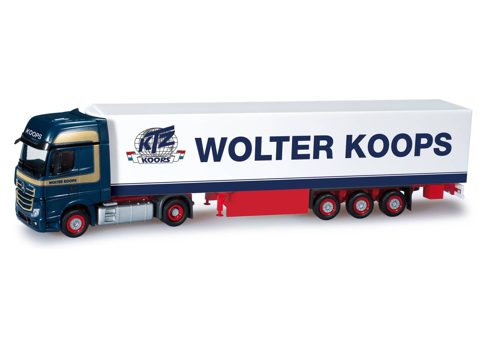 Mercedes-Benz Actros Gigaspace refrigerated semitrailer„Wolter Koops“ (NL)
