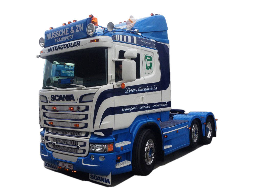 Scania R Streamline 6x2 Lowliner rigid tractor "Peter Mussche"