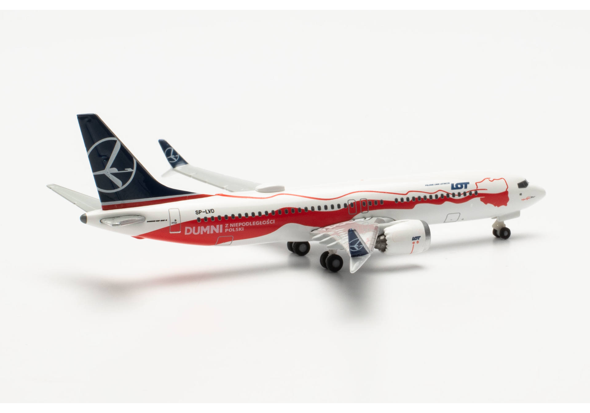 LOT Polish Airlines Boeing 737 Max 8 “Proud of Poland‘s Independence” – SP-LVD