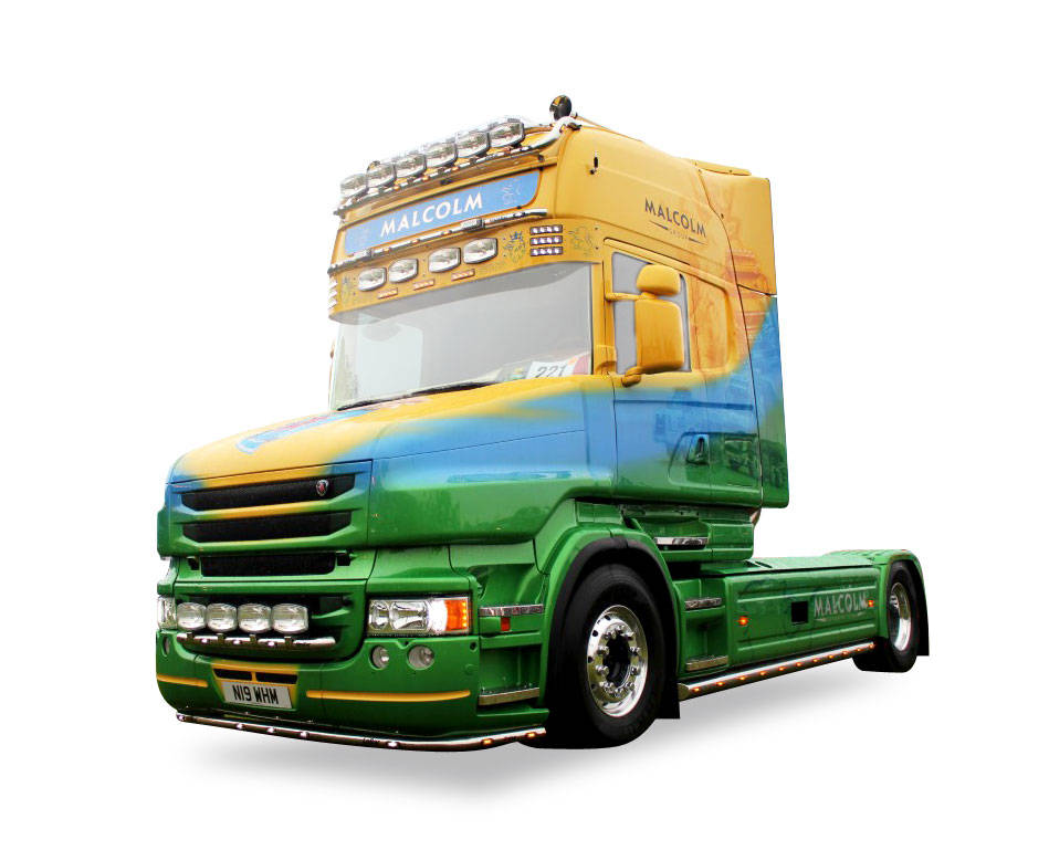 Scania Hauber TL rigid tractor "W. H. Malcolm"