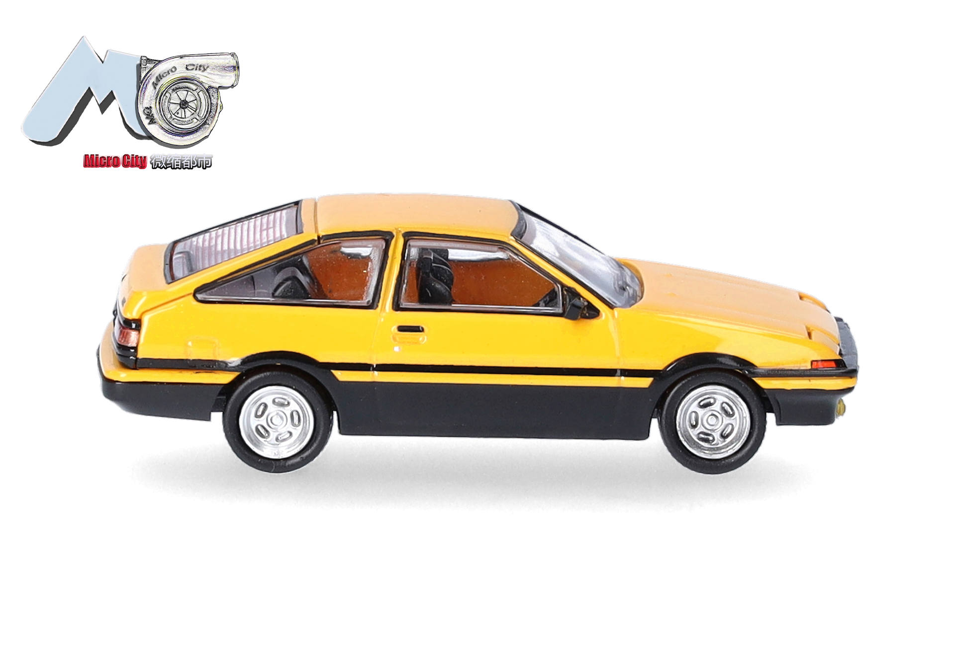 MicroCity: Toyota Corolla AE86, yellow