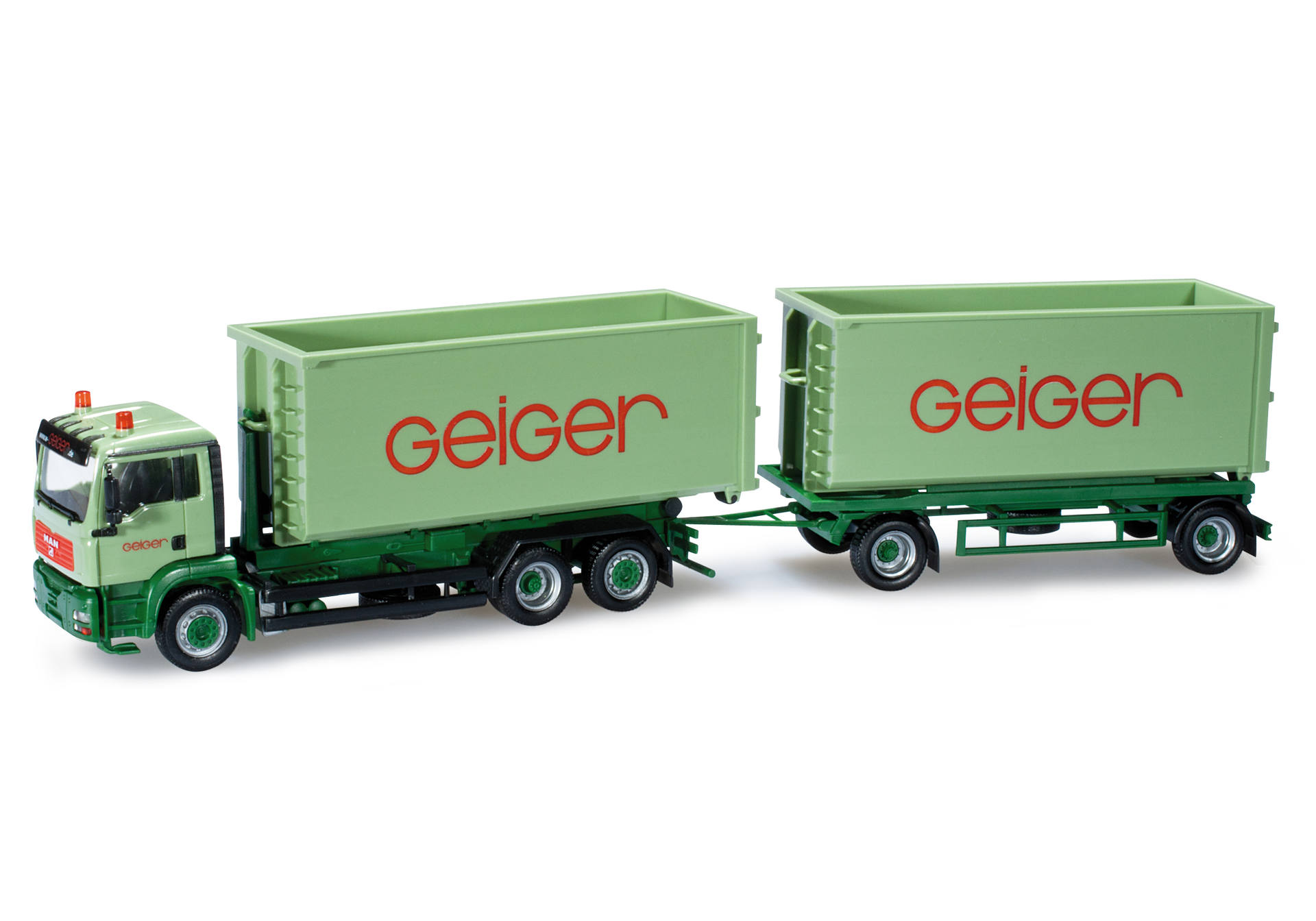 MAN TGA M container trailer "Geiger"