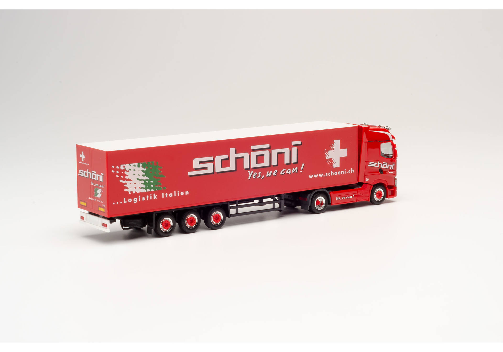 Renault T Kühlkoffer-Sattelzug "Schöni International"(Schweiz / Rothrist)