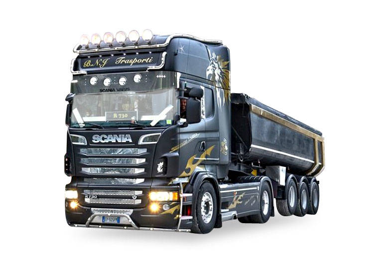 Scania R TL dump semitrailer "Bovecci"