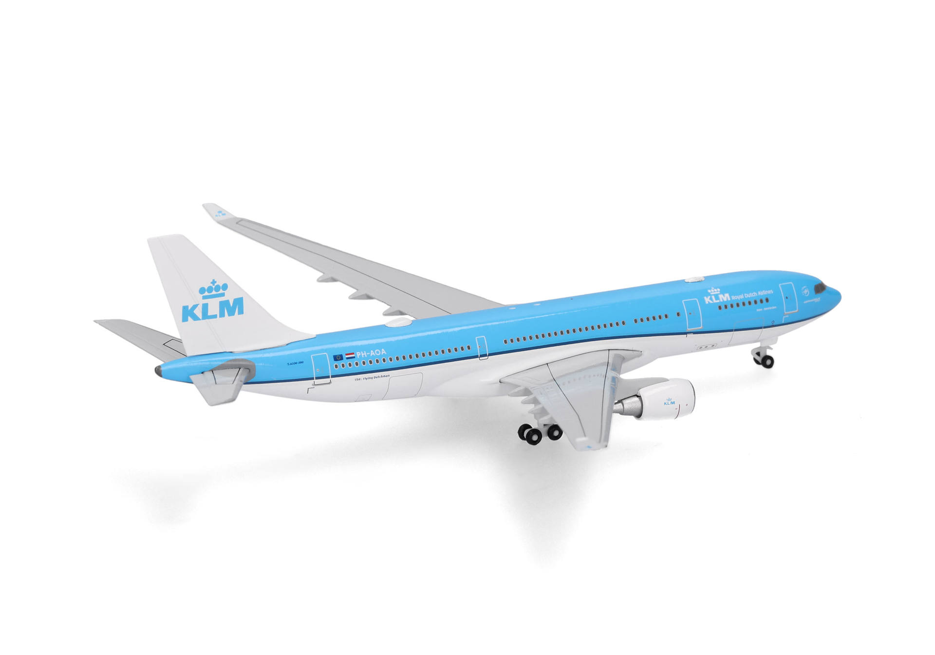 aircraft, airplane model, KLM livery, wide-body, jet