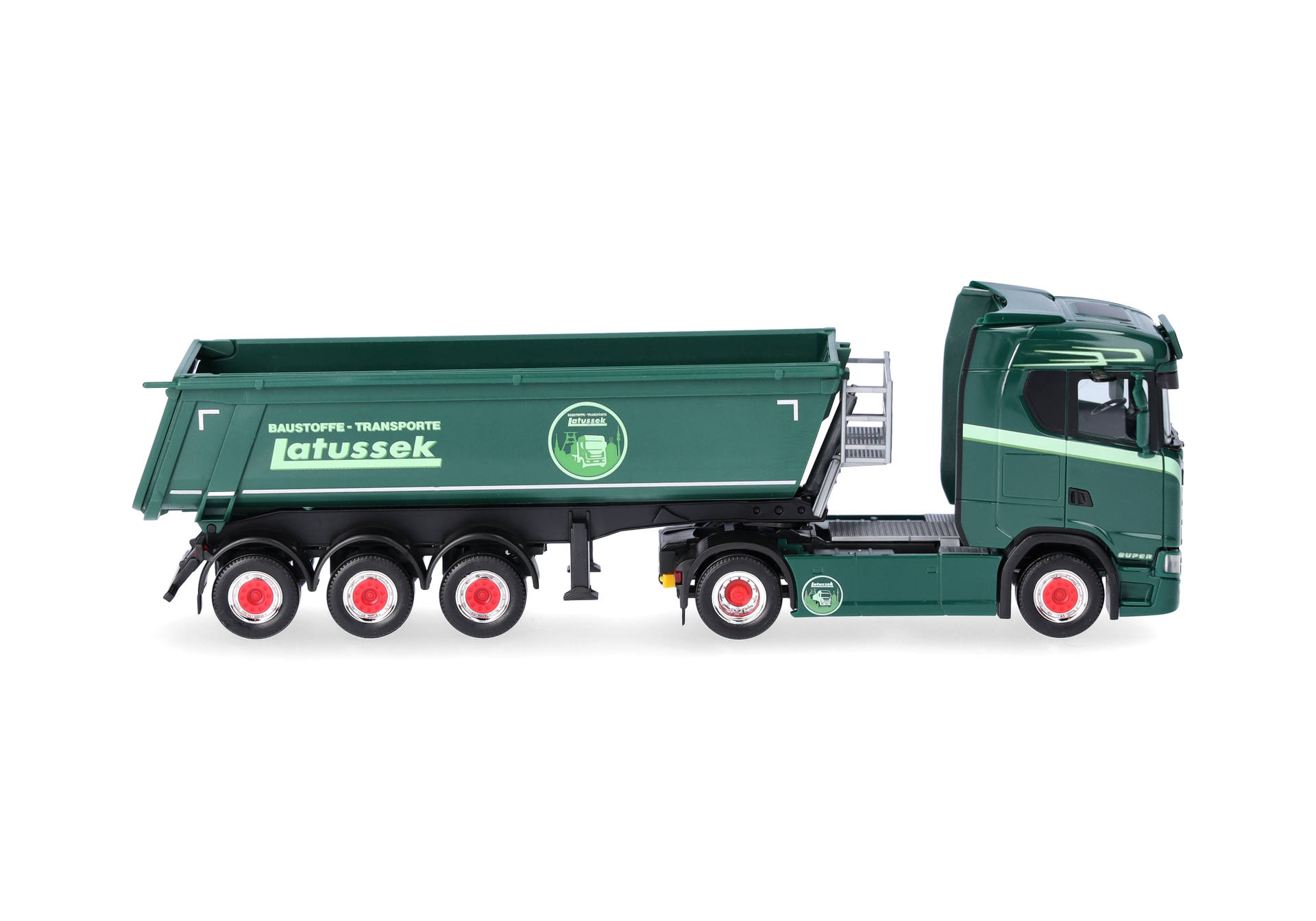 lkw, Kippfahrzeug, Sattelzugmaschine, grün, Modellfahrzeug, Lastkraftwagen, Anhänger, Grün, Sechsrad, Modell