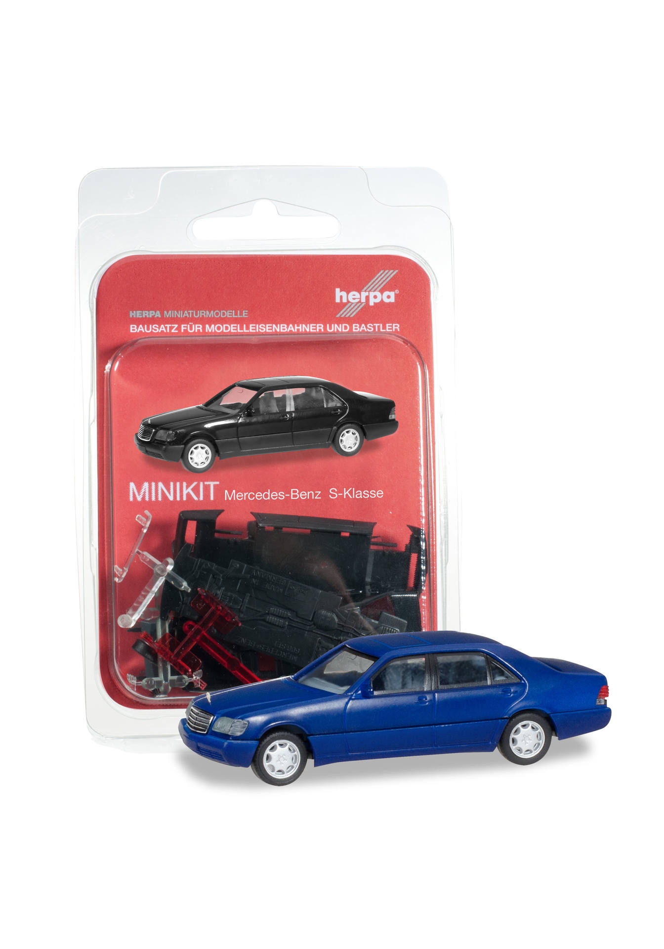 Herpa MiniKit Mercedes-Benz S-class W 140, blue