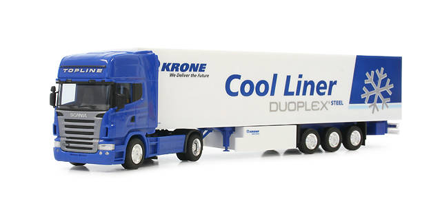 Scania TL refrigerated box semitrailer "Krone"