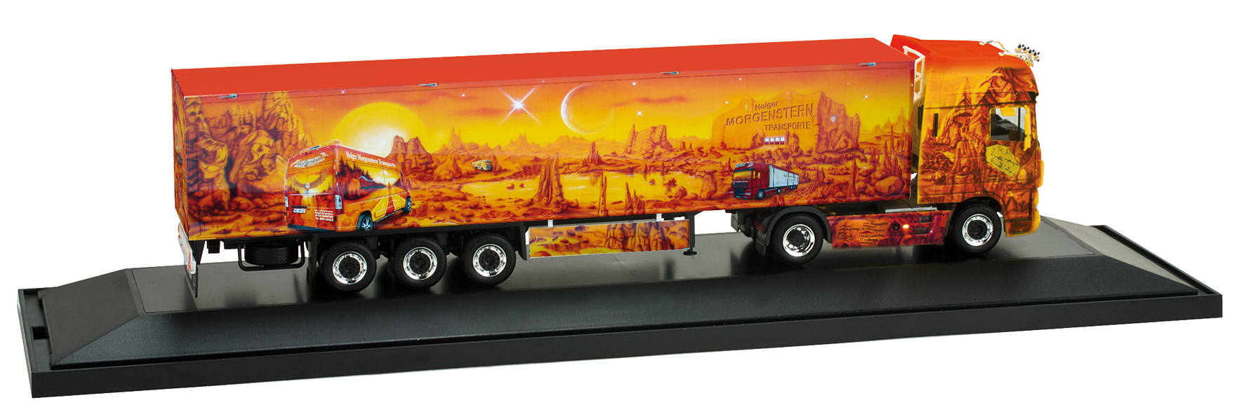 DAF XF 105 SSC walking floor semitrailer "Morgenstern II"