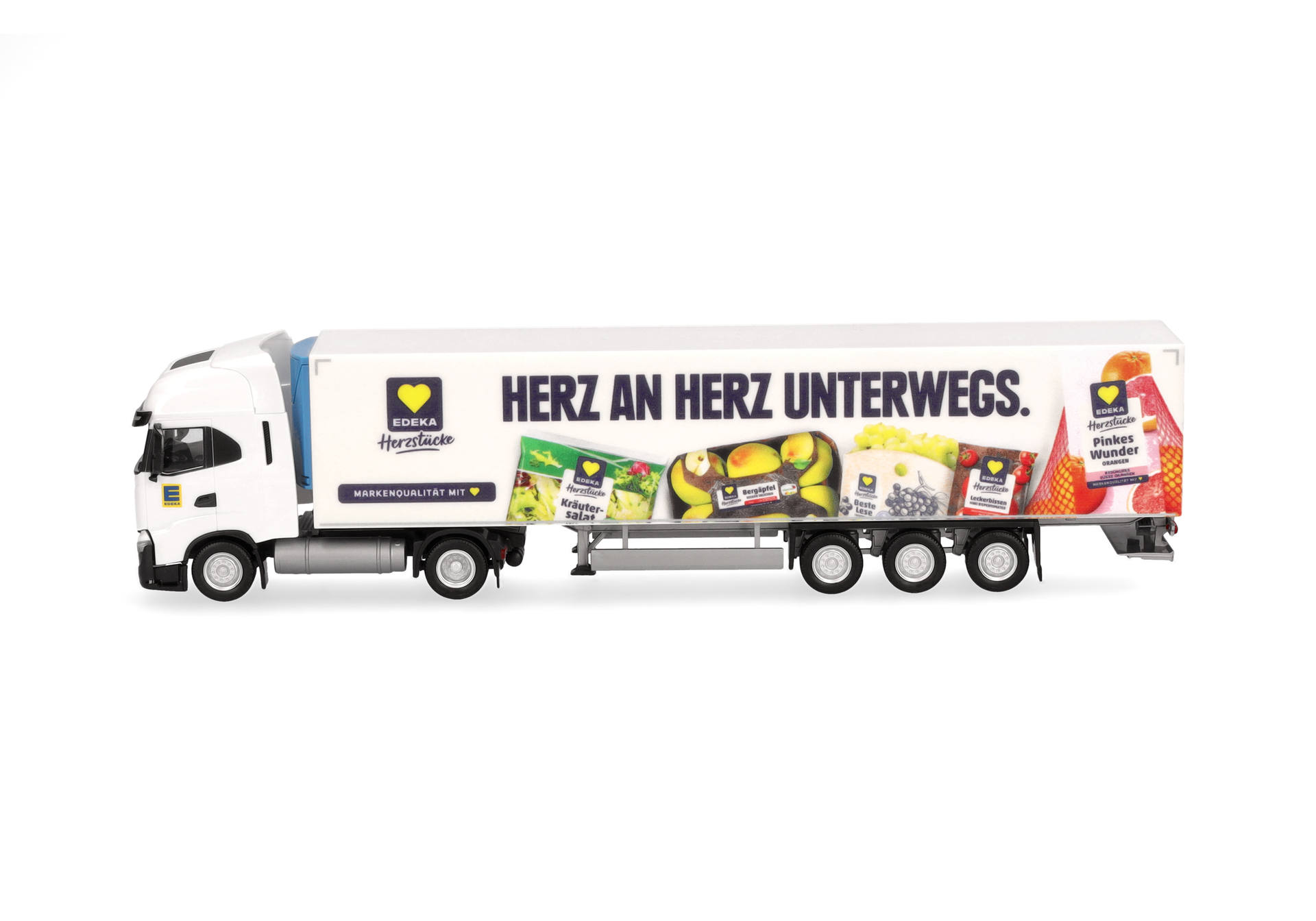 Iveco S-Way Kühlkoffer-Sattelzug "Edeka"