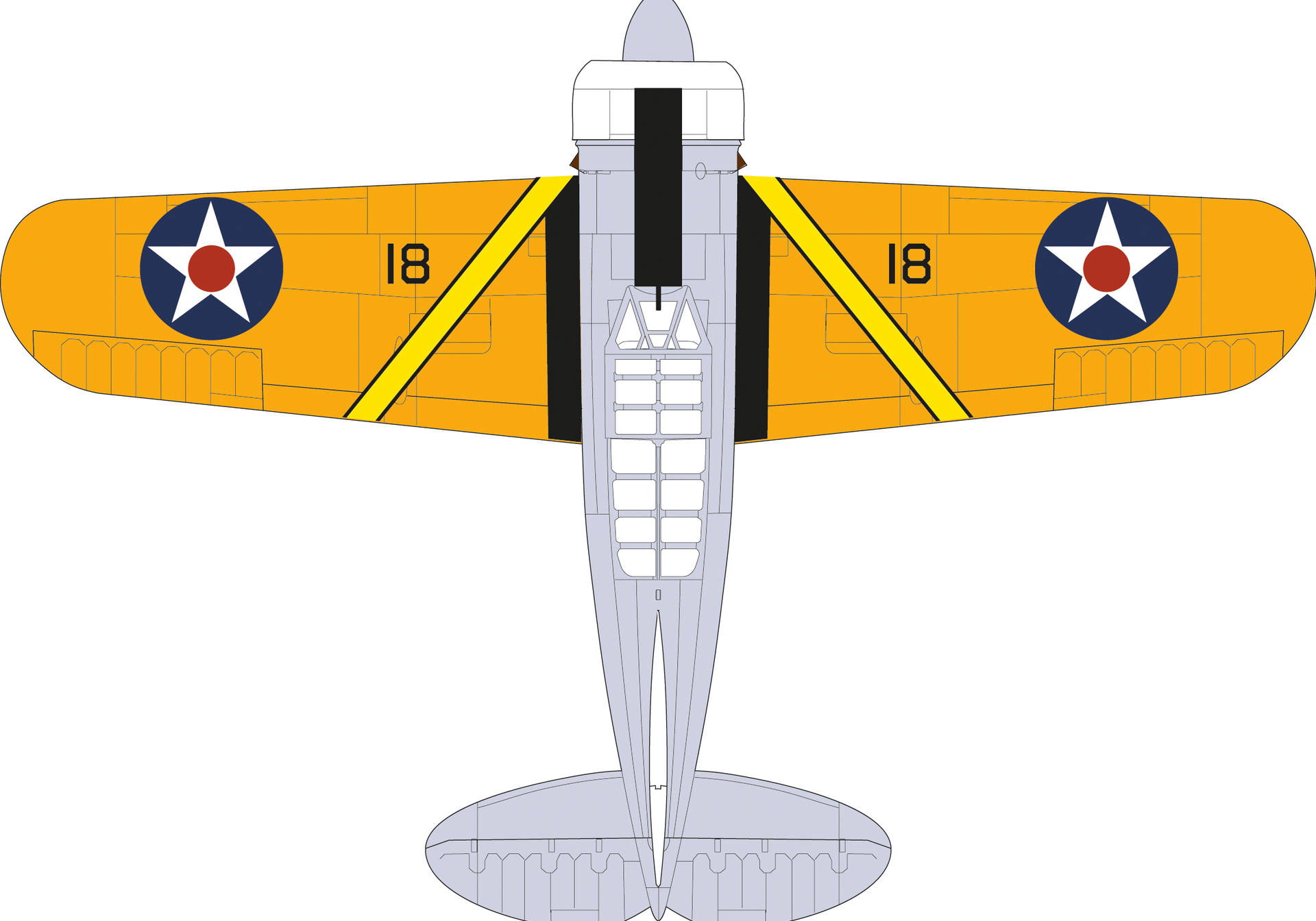 Brewster F2A Buffalo, U.S.S. Saratoga 1939