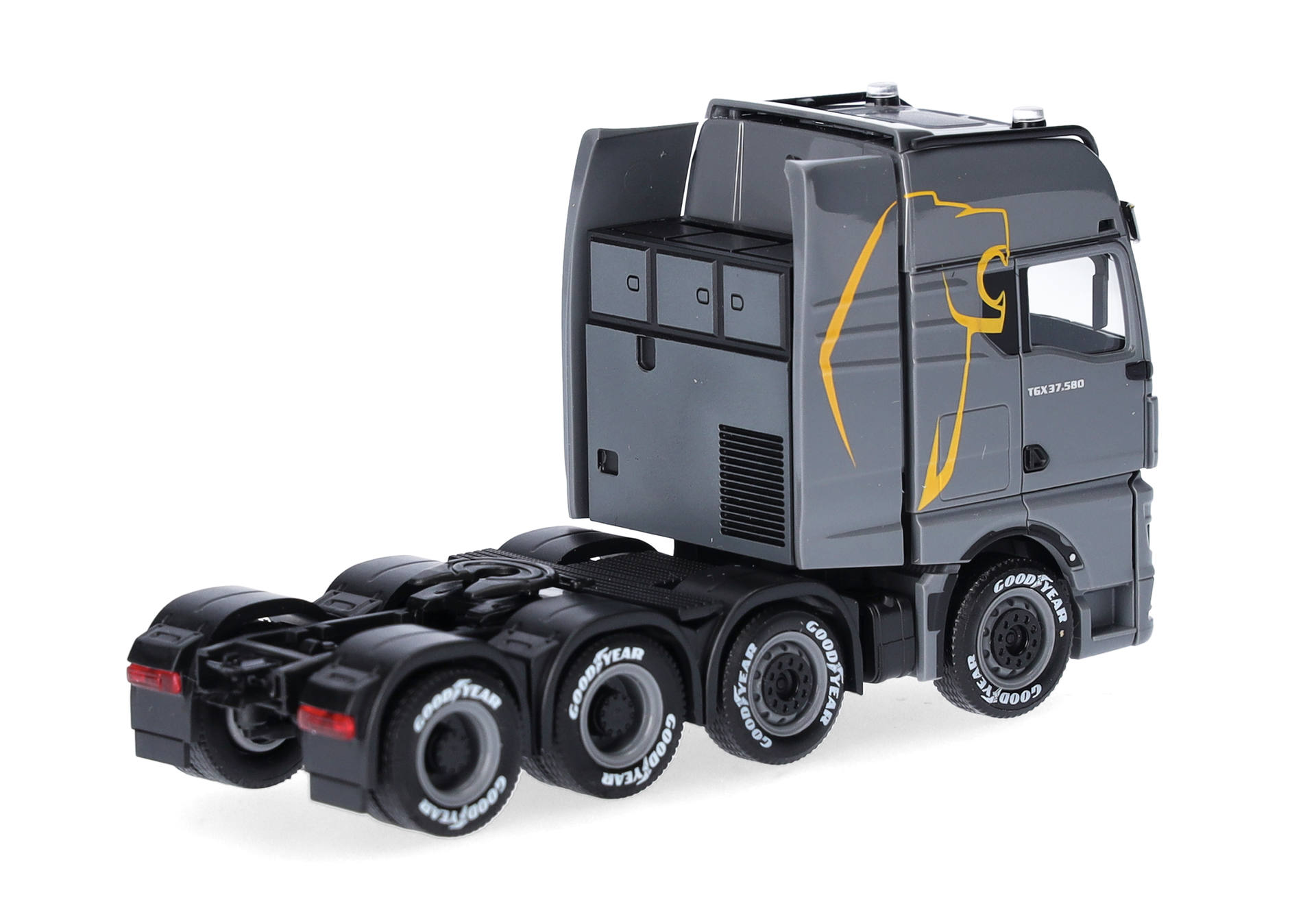 MAN TGX GX heavy-duty rigid tractor 4axles, grey