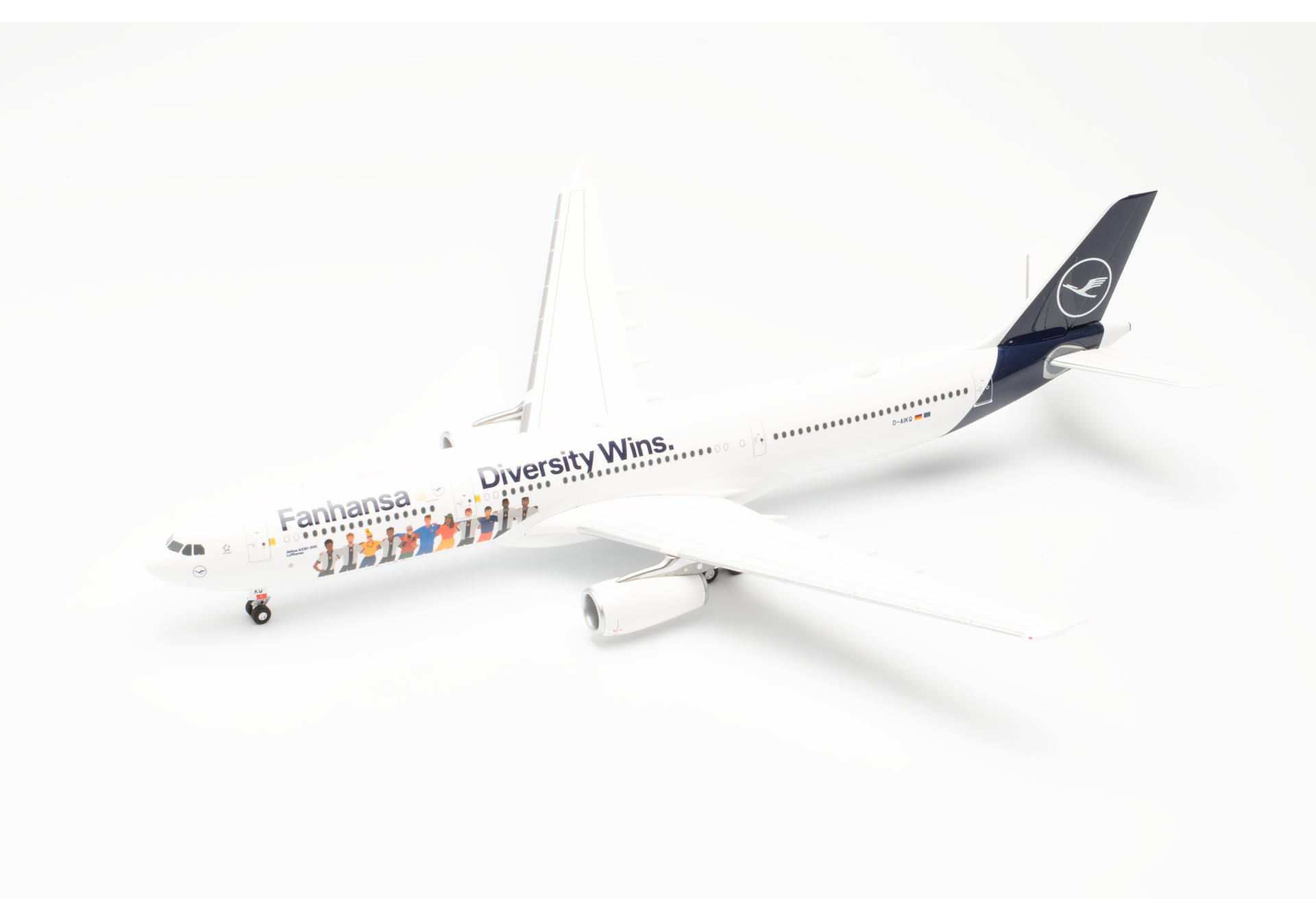 Lufthansa Airbus A330-300 "Fanhansa - Diversity Wins" - D-AIKQ