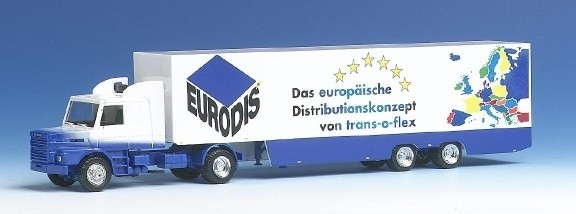 Scania Hauber 142 H Eurocoffer-Sattelzug 2a/2a