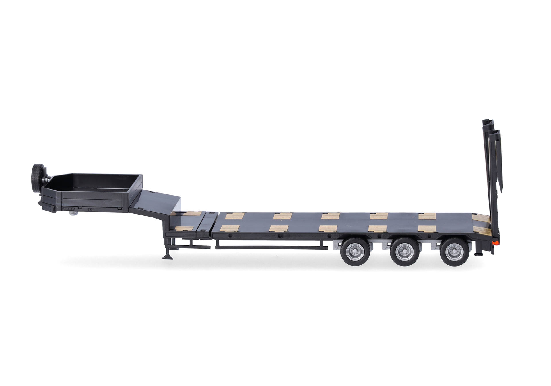 Goldhofer low boy trailer 3axles, black