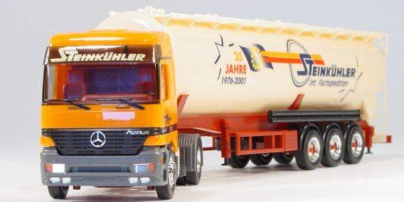 Mercedes-Benz Actros L Feldbinder silo semitrailer "25 Jahre Steinkuehler"