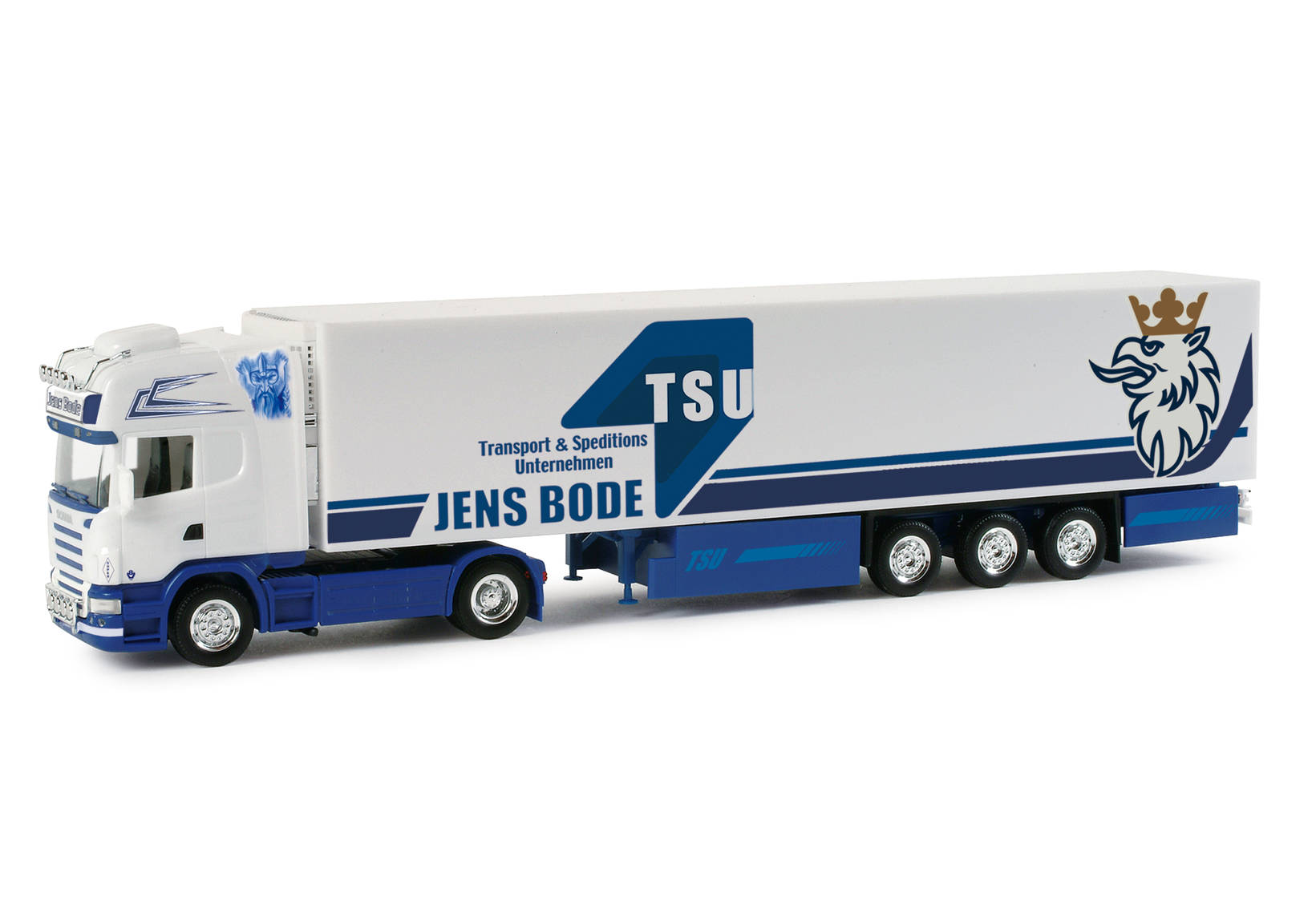 Scania R 04 TL refrigerated box semitrailer "TSU Bode"