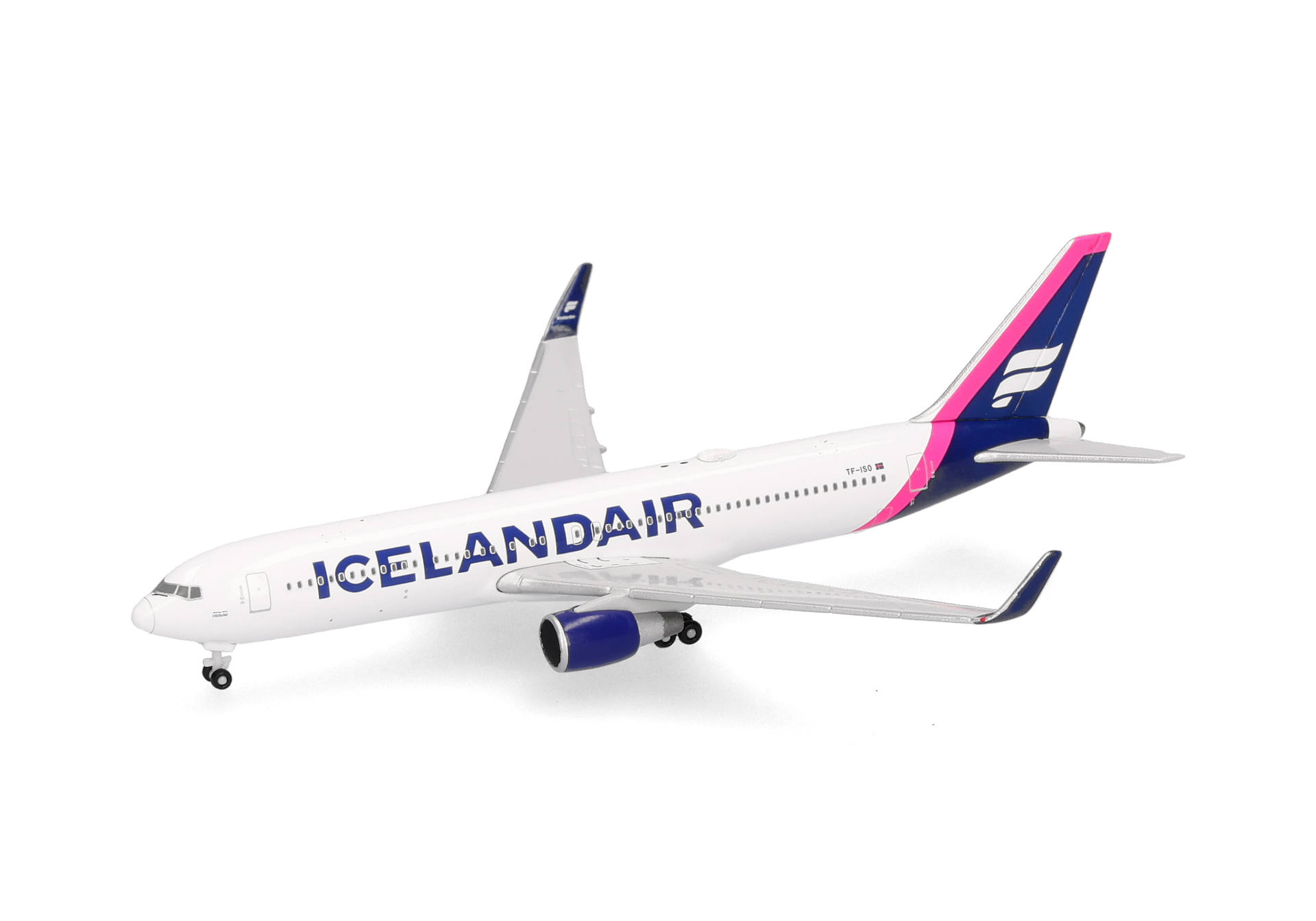 Icelandair Boeing 767-300 - Magenta red tail stripe – TF-ISO