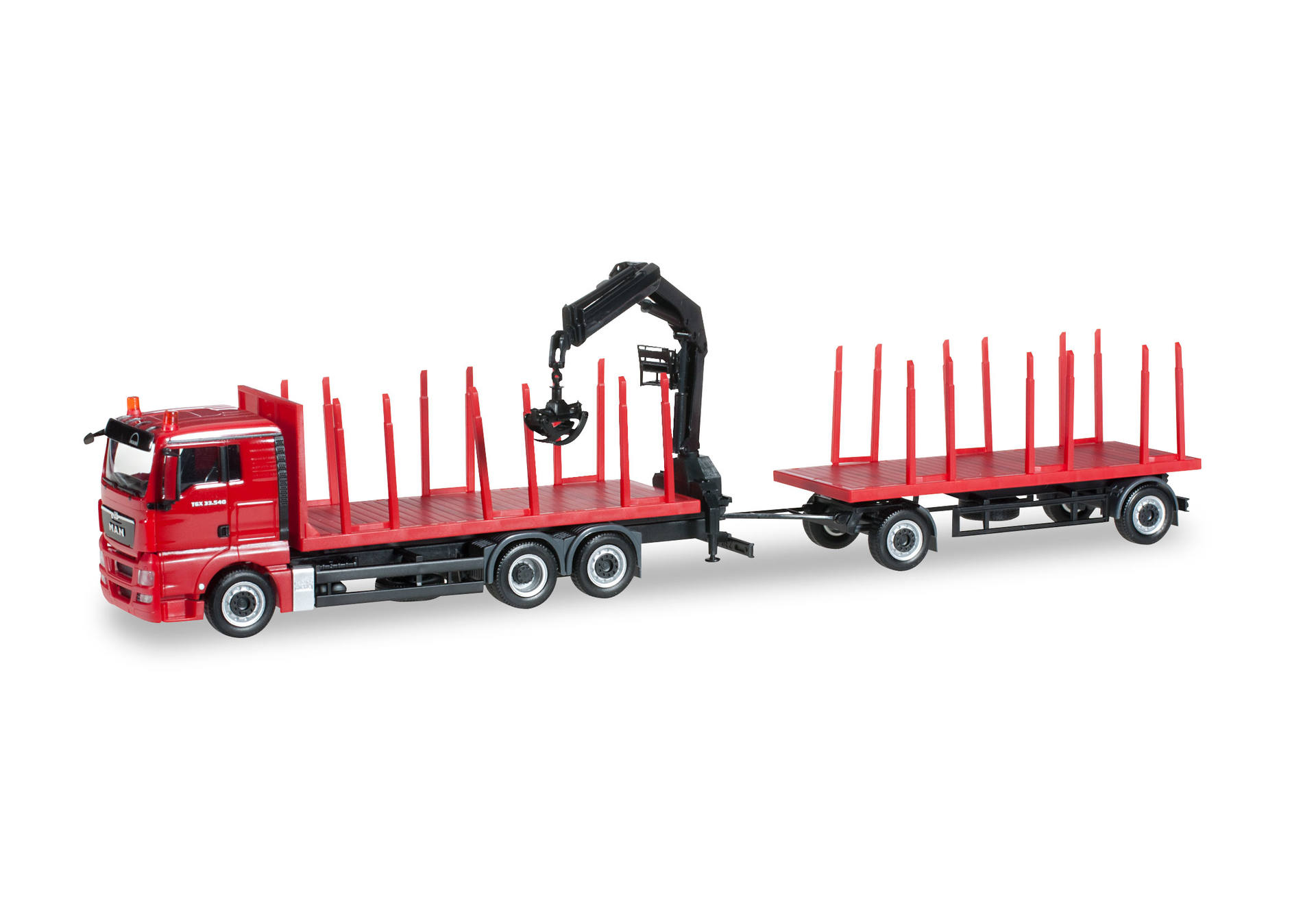 MAN TGX XXL Rungen-Hängerzug mit Ladekran "MAN"