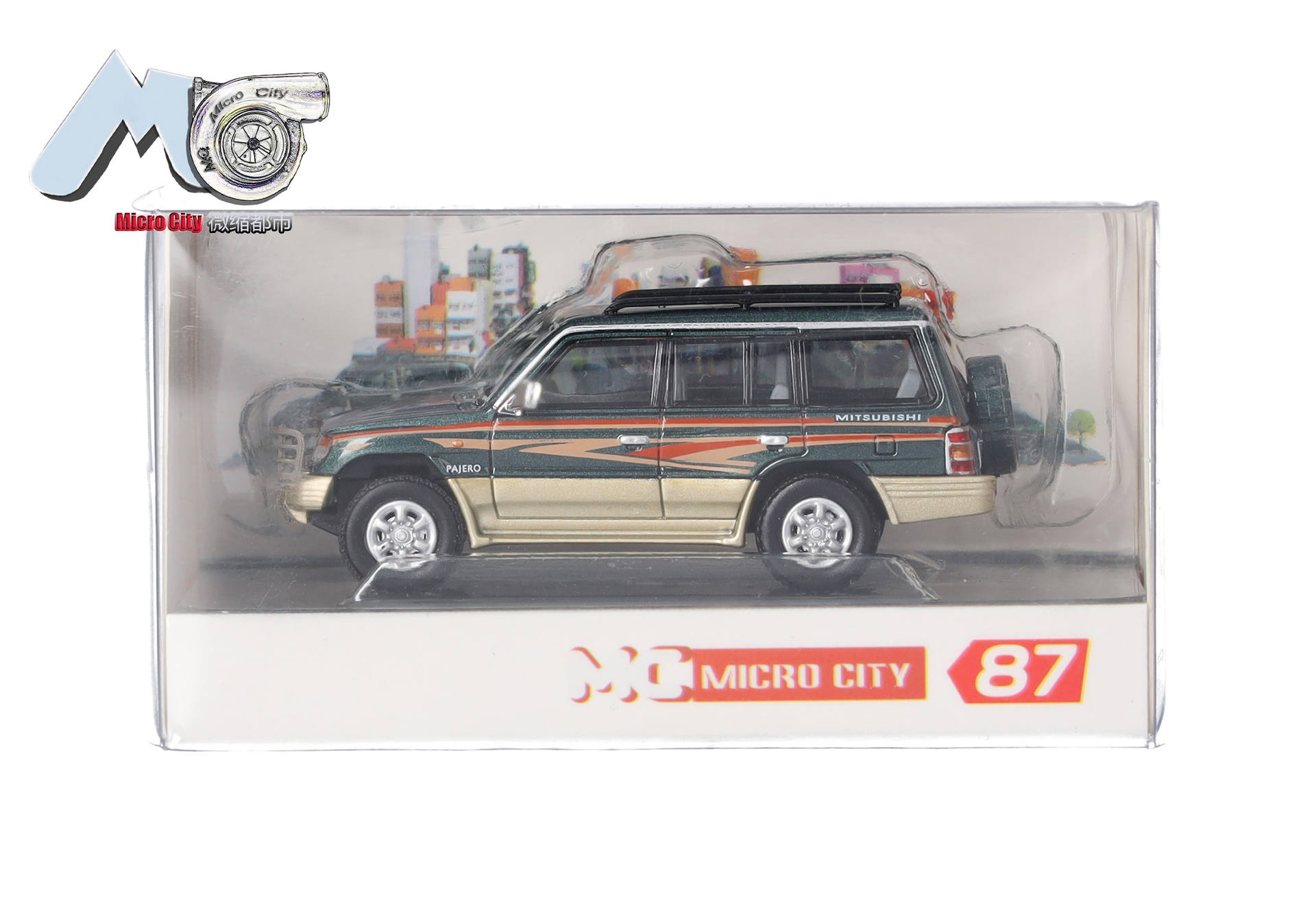 MicroCity: Mitsubishi Pajero, grün