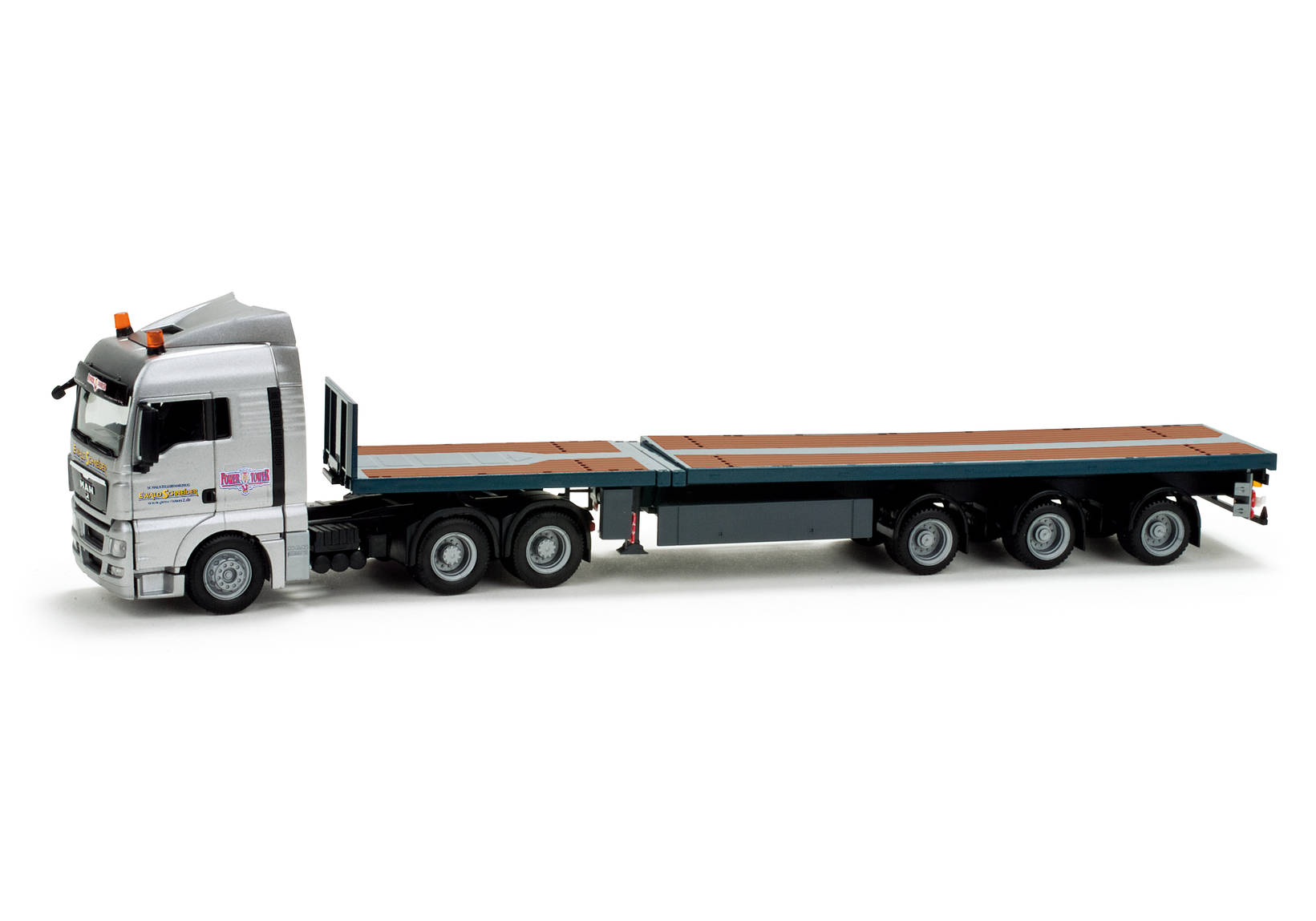 MAN TGX XLX teletrailer semitrailer "Ewald Schneider / Power Tower II"