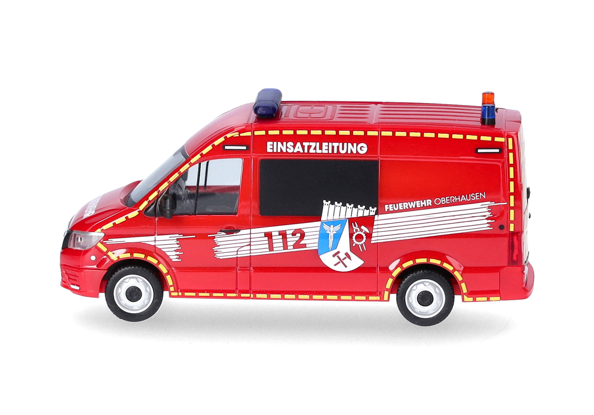 MAN TGE halfbus high-roof, rescue vehicle "Fire Brigade Oberhausen/ELW"