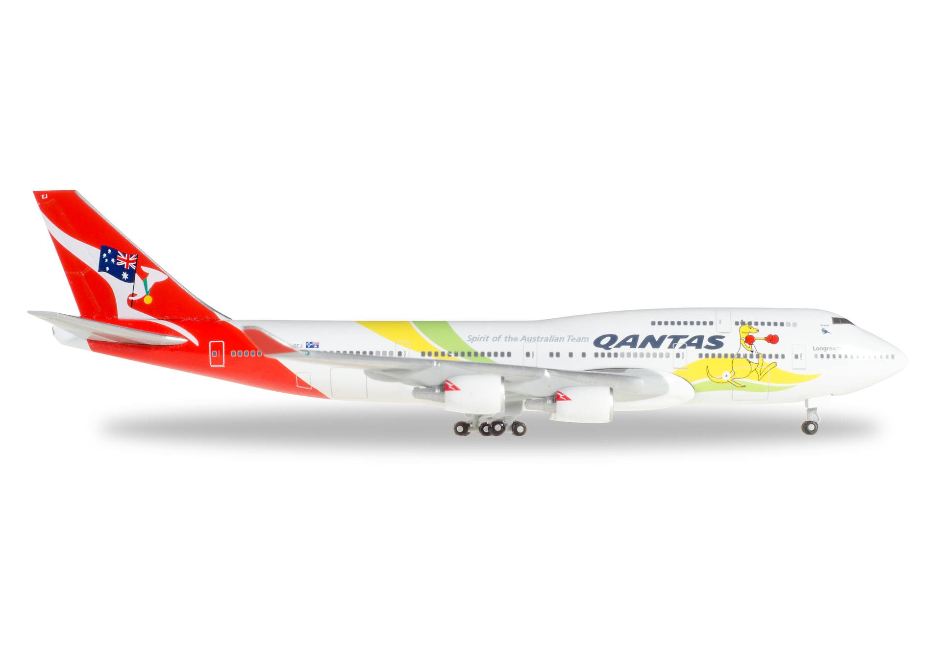 Qantas Boeing 747-400 "Spirit of the Australian Team - Rio 2016"