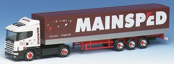 Scania 124 hl platform plane saddle train 2a/3a