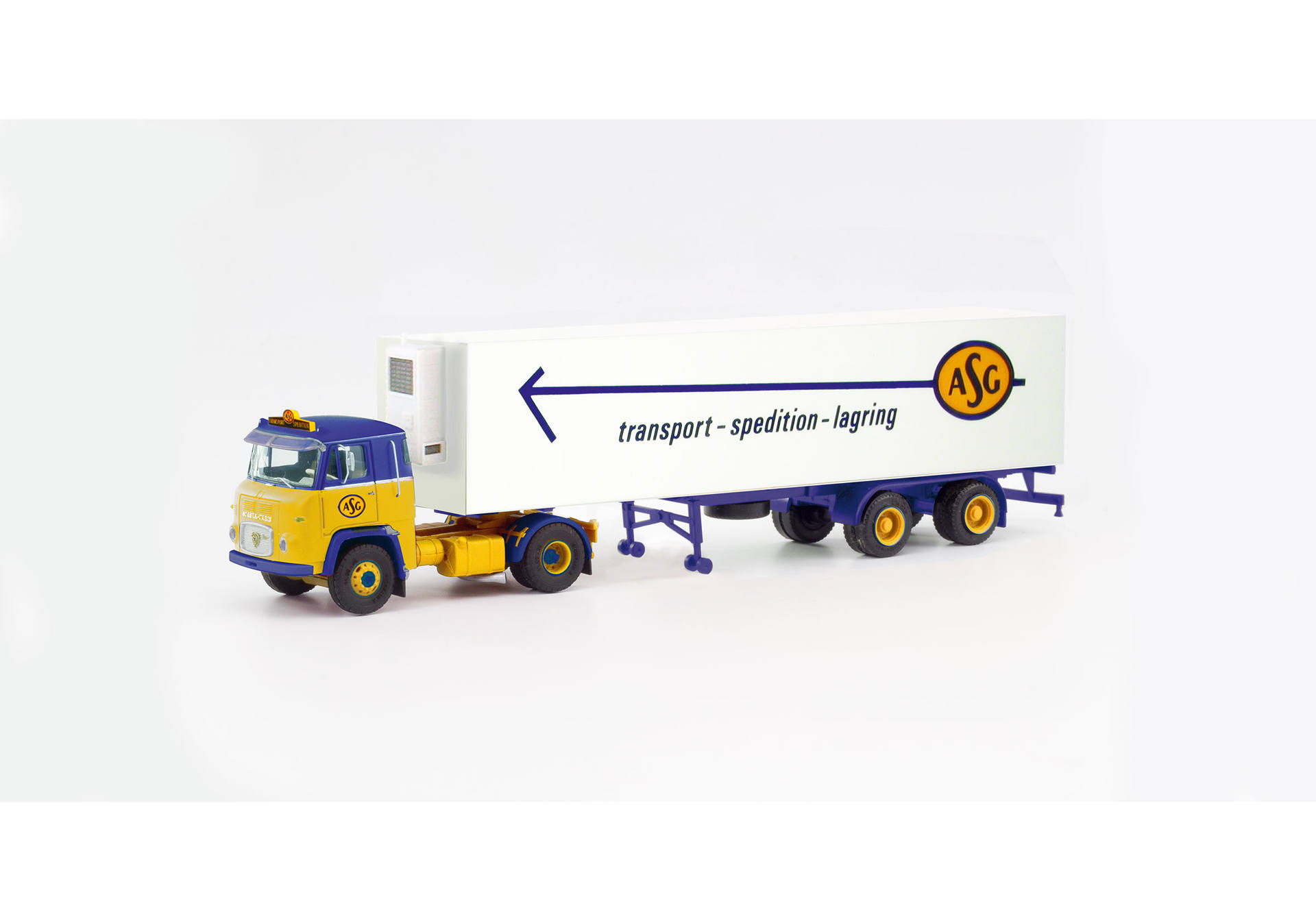 Scania Vabis LB 76 Kühlkoffer-Sattelzug „ASG“