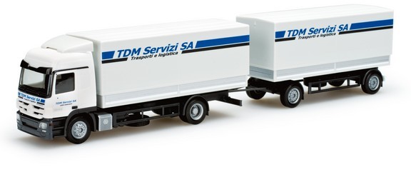 Mercedes-Benz Actros L canvas trailer "Servizi"
