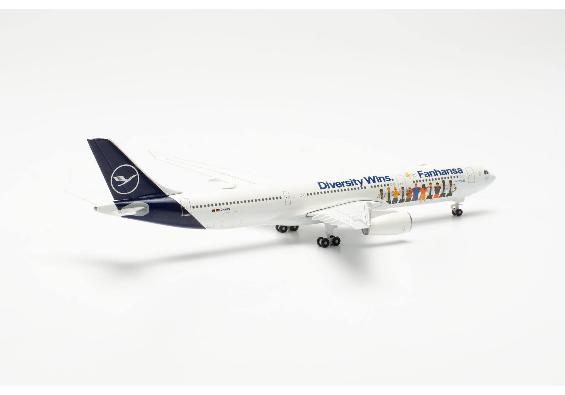 Lufthansa A330 Fanhansa – Diversity Wins - D-AIKQ