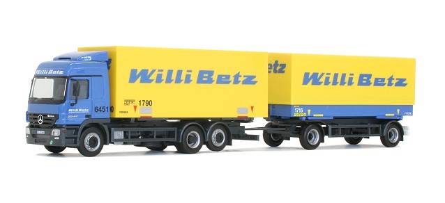 Mercedes-Benz Actros L Wechselkoffer-Hängerzug "Betz"