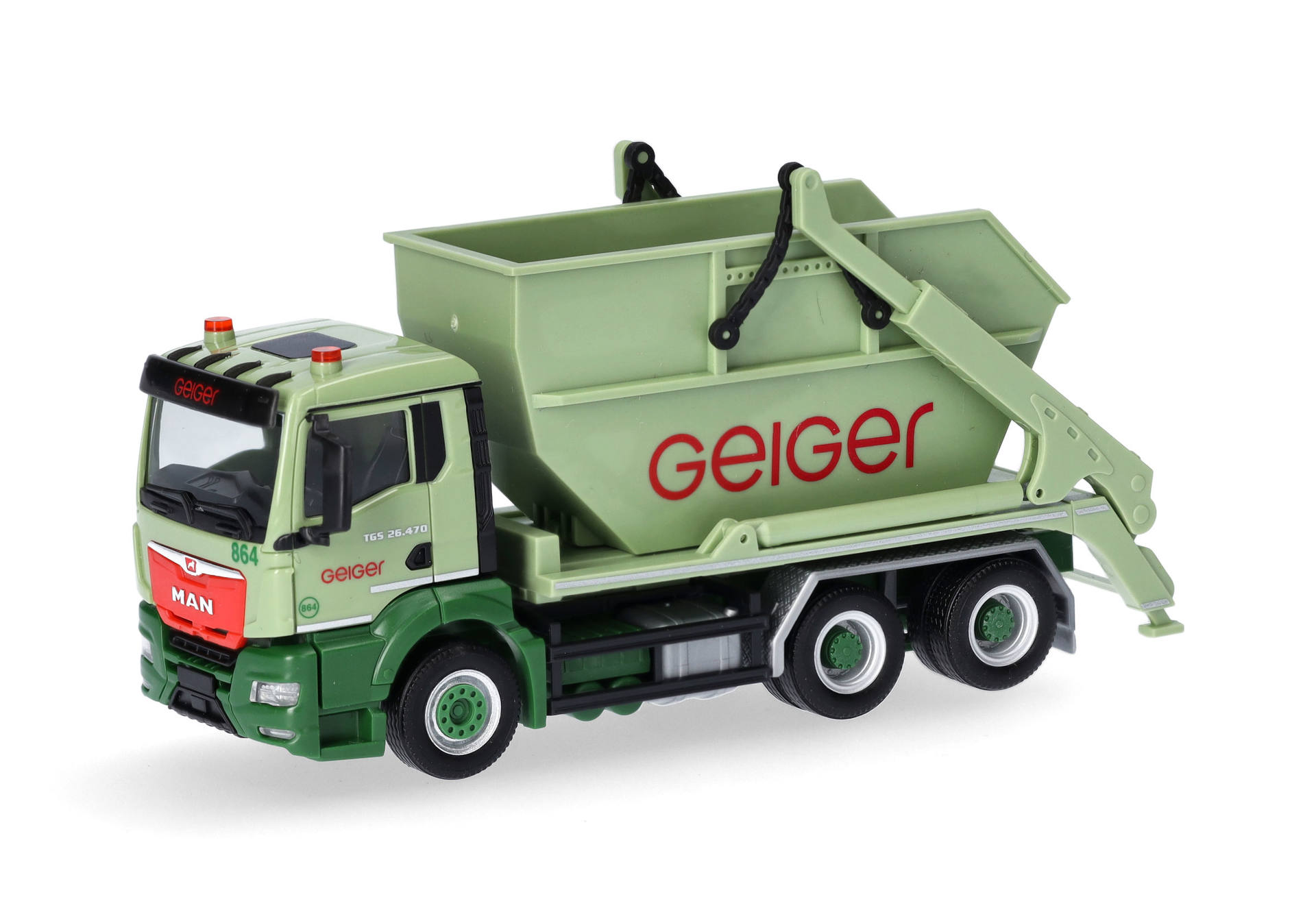 MAN TGS skip loader AK16 "Geiger" (Bavaria/Oberstdorf)