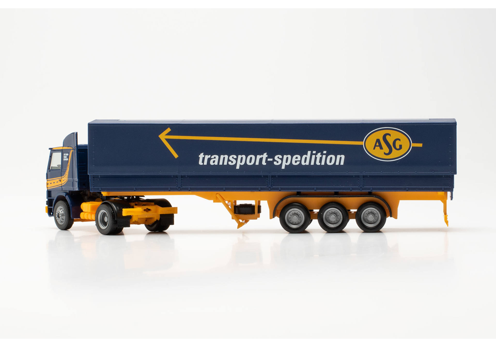 Scania 142 Planen-Sattelzug „ASG“ (Schweden/Stockholm)