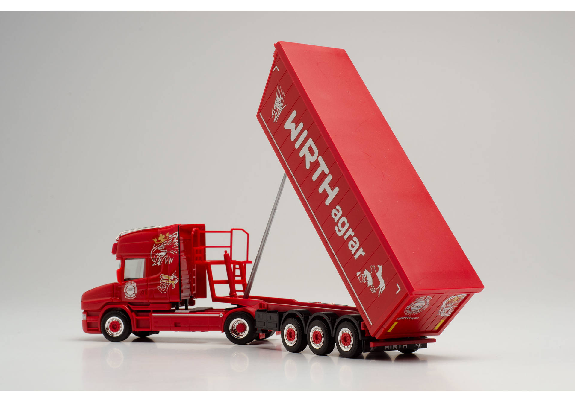 Scania conventional TL semitrailer„Wirth Agrar“