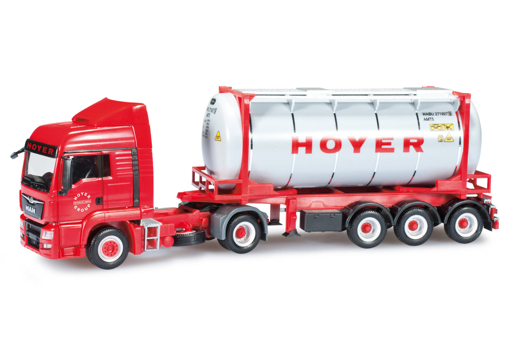 MAN TGS LX Euro 6 Tankcontainer-Sattelzug "Hoyer"