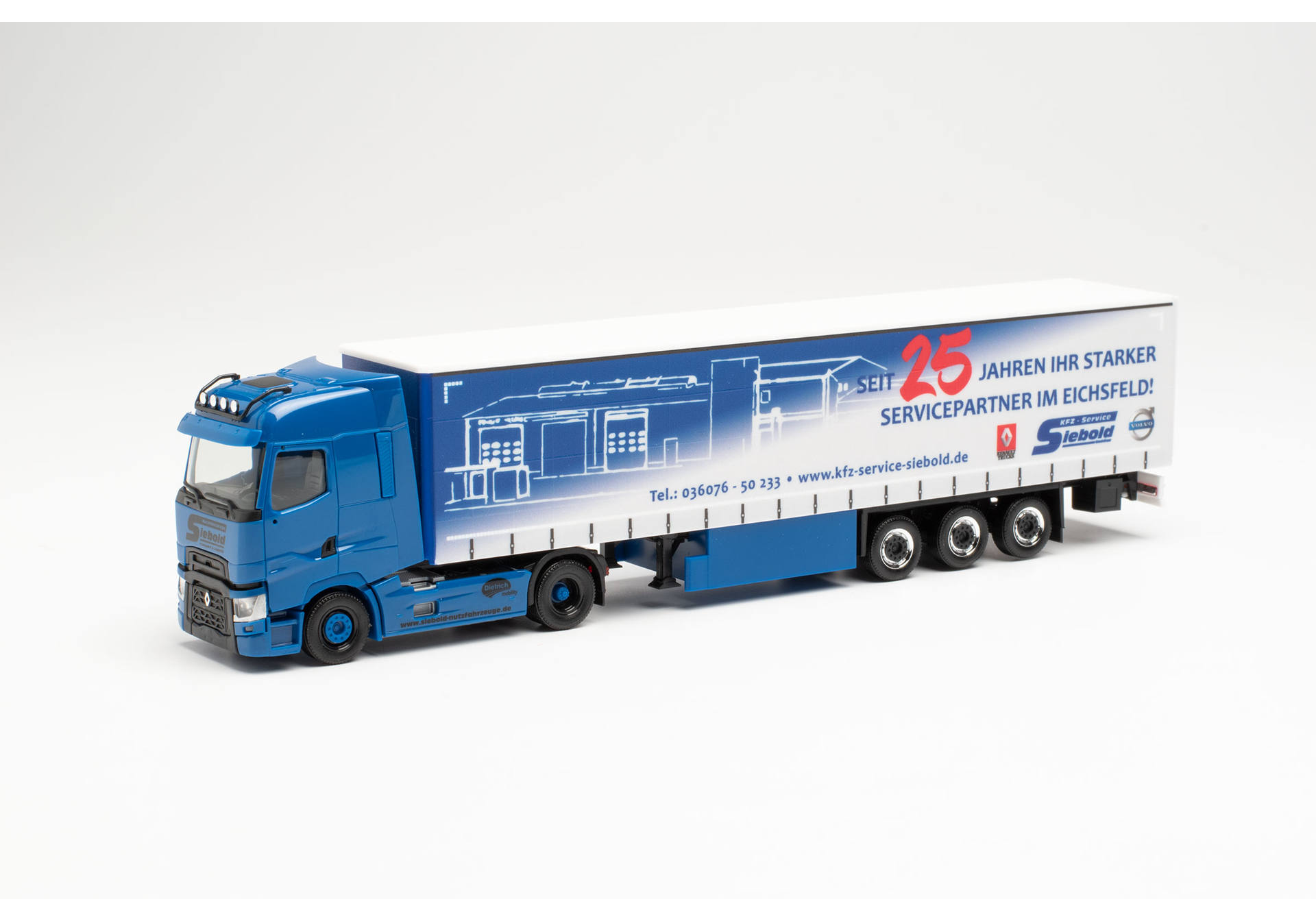 Renault T Gardinenplanen-Sattelzug „Siebold Nutzfahrzeuge“
