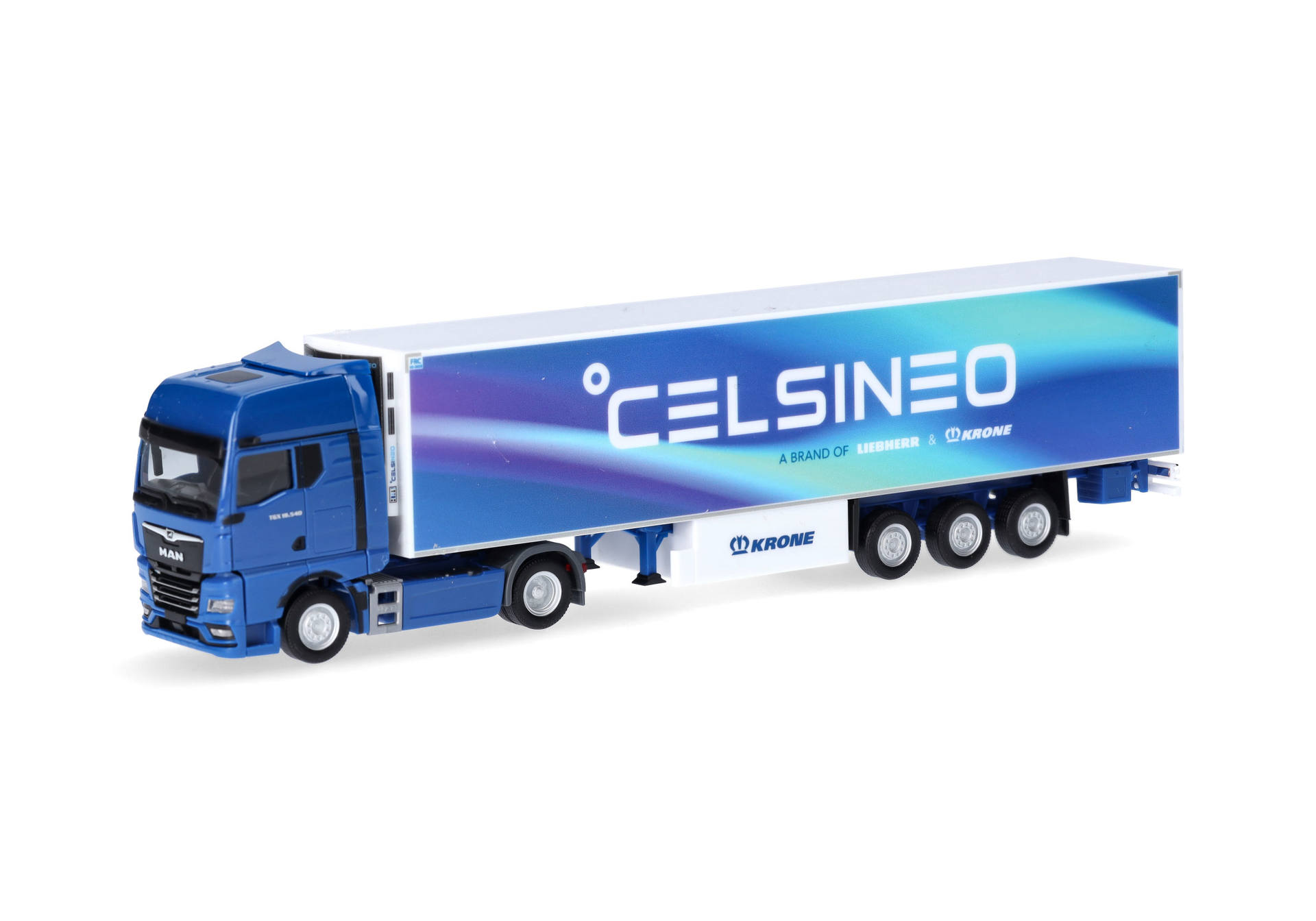 MAN TGX GX refrigerated box semitrailer "KRONE/Celsineo"