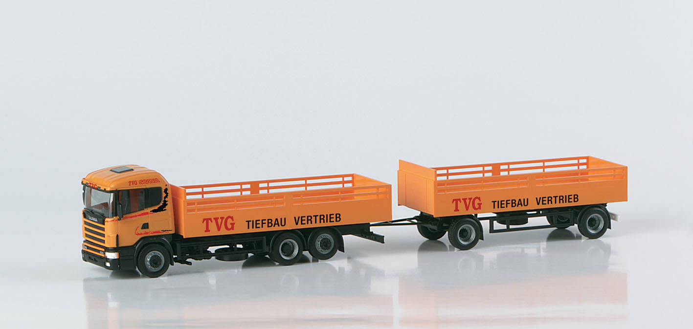Scania 124 Pick-up trailer "TVG"