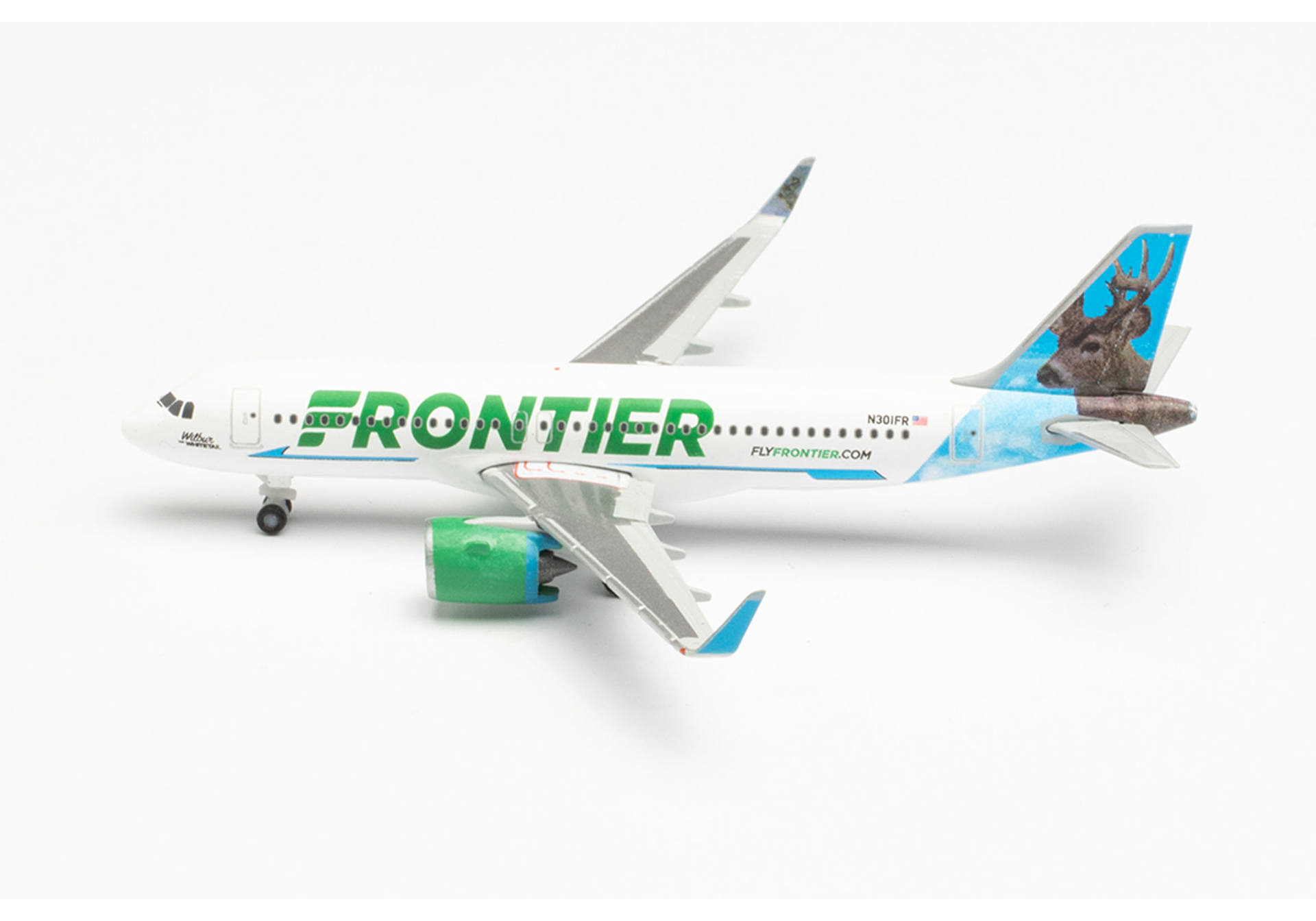 Frontier Airlines Airbus A320neo - N301FR „Wilbur the Whitetail“