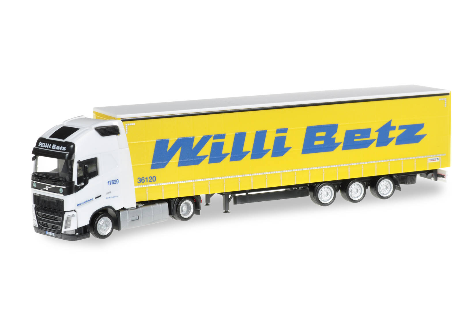 Volvo FH GL XL lowliner semitrailer "Betz"