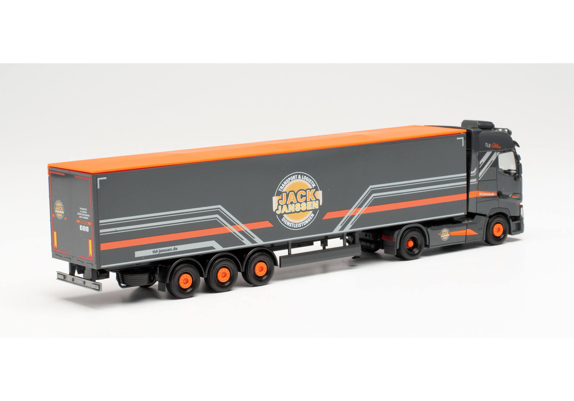 Renault T walking floor semitrailer Jack Janssen